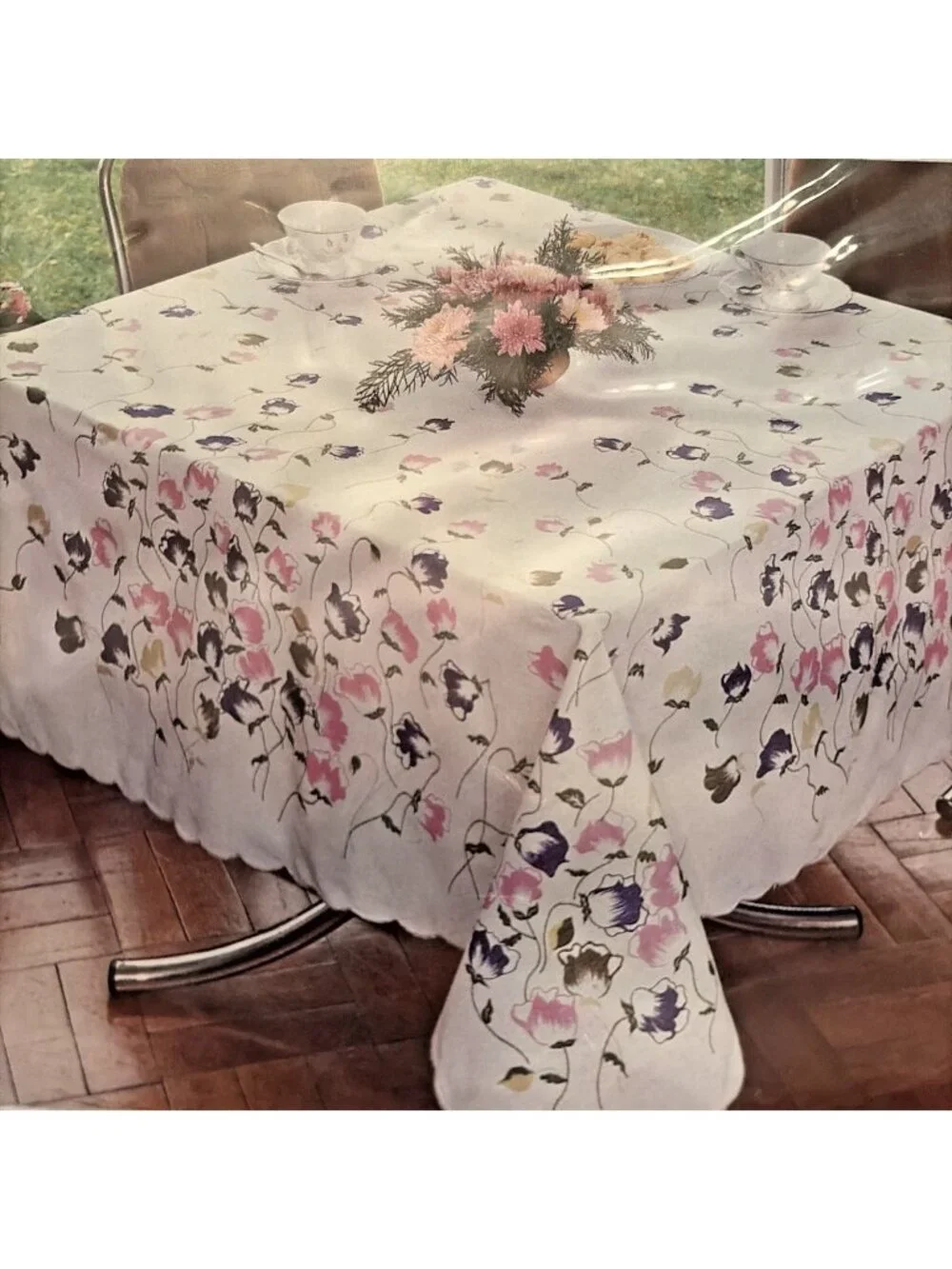 Leart Floral Tablecloth 52X70